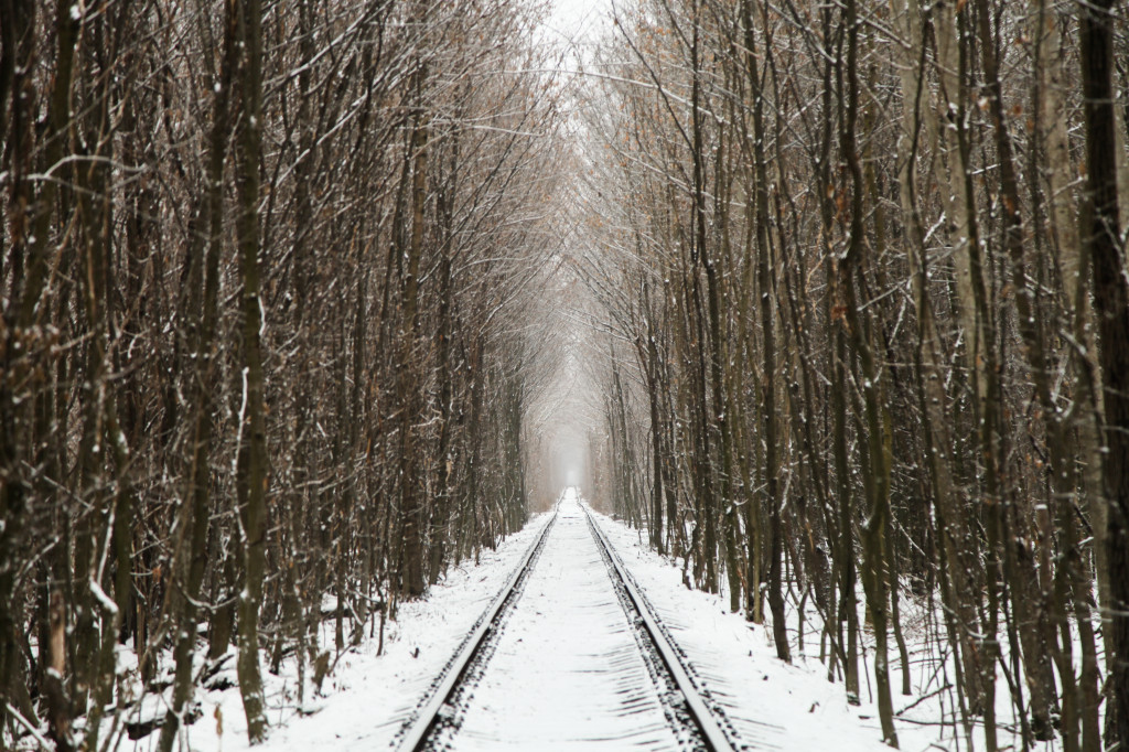 冬の愛のトンネルは枯れ果てた ウクライナ人気の観光スポットのクレヴァニへの行き方 Kenji Hirota Photography